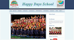 Desktop Screenshot of happydaysschool.org